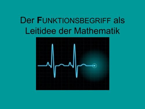 Leitidee Funktion