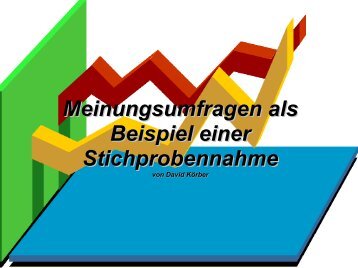 Meinungsumfragen als Beispiel einer Stichprobennahme