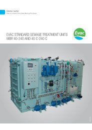 EVAC STANDARD SEWAGE TREATMENT UNITS MBR 40-240 ...