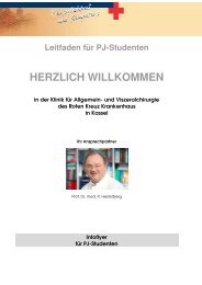 PJ-Leitfaden der Klinik für Allgemein- und Viszeralchirurgie