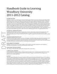 Handbook Guide to Learning Woodbury University 2011-‐2012 ...
