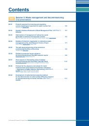 Waste management and decommissioning - Third European IRPA ...