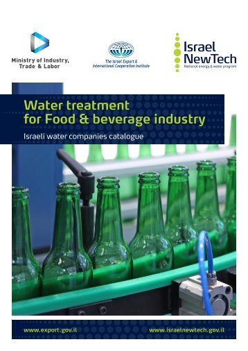 Water treatment for Food & beverage industry