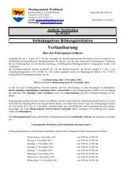 Amtliche Nachrichten - Marktgemeinde Wolfsbach