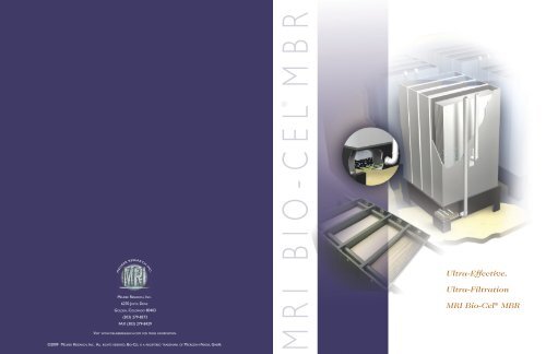 Download a brochure for MRI BIO-CEL ® MBR - Meurer Research, Inc.