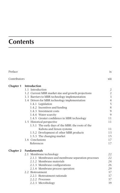 The MBR Book: Principles and Applications of Membrane