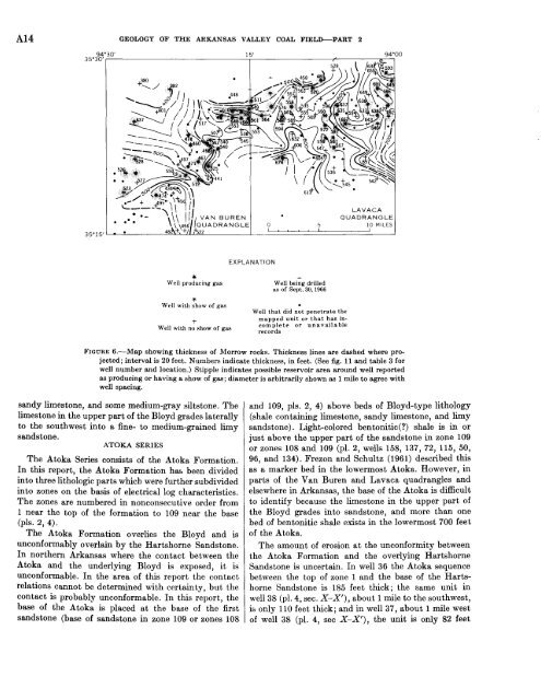 Geology of the Van Buren and Lavaca Quadrangles, Arkansas ...