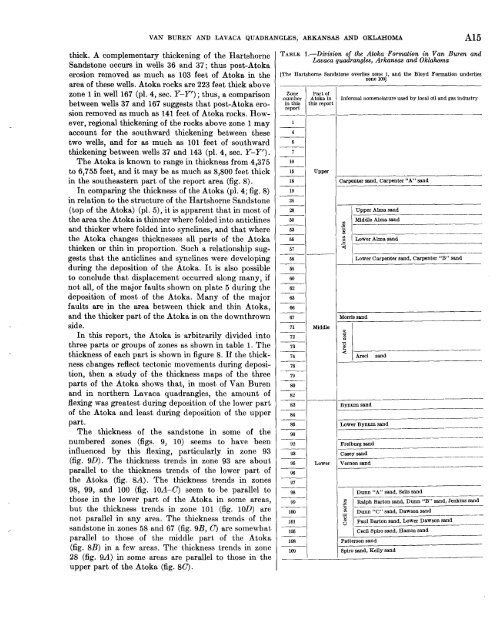 Geology of the Van Buren and Lavaca Quadrangles, Arkansas ...