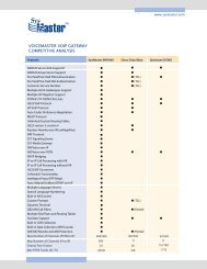 SysMaster Gateway SM 7000 Competitive Analysis (PDF 424