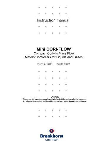 Mini CORI-FLOW - Bronkhorst