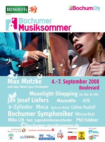 Bochumer Symphoniker Max Mutzke - Bochumer Musiksommer