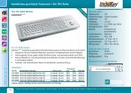 Edelstahltastatur Fronteinbau Datenblatt - Wirth Elektronik GmbH