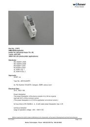 Wohner 31973 Ambus Easy Switch fuse holder single pole with LED ...