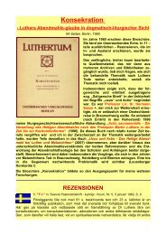 Konsekration - Luther in Braunschweig