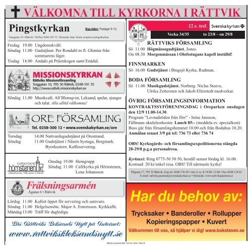 rättvik - Bokstaven