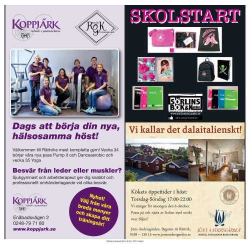 rättvik - Bokstaven