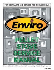 C-10800 Instruction PELLET Service Manual 1 of - Enviro