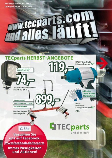 tecparts Herbst-Angebote - Amazon Web Services