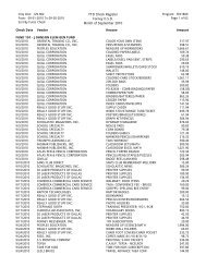 Monthly Check Register (Sept 2010) - Forney ISD