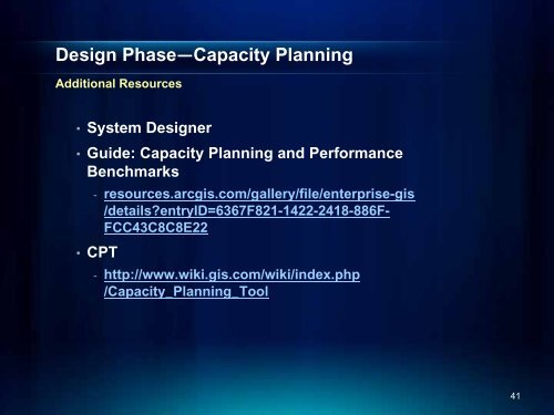 ArcGIS Server Performance and Scalability - Testing ... - Esri