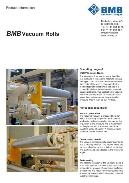 Bmbvacuum Rolls - Bmbag.ch