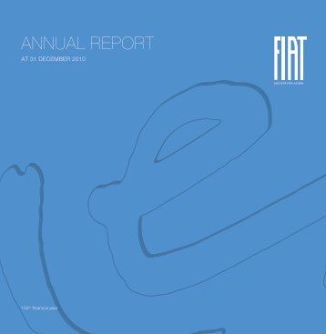 Annual Report 2010 - FIAT SpA