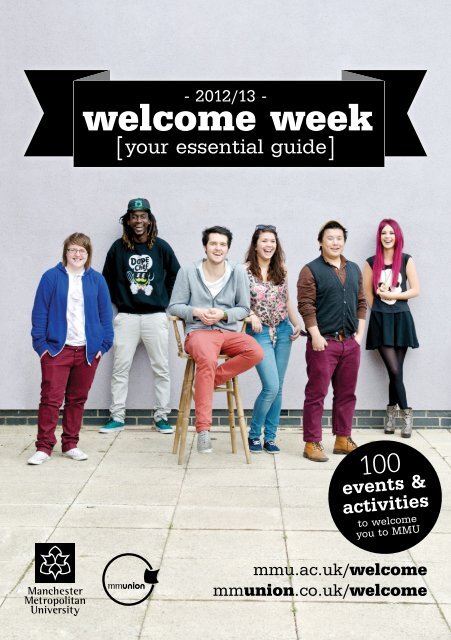 MMU Welcome Week Guide - Manchester Metropolitan University