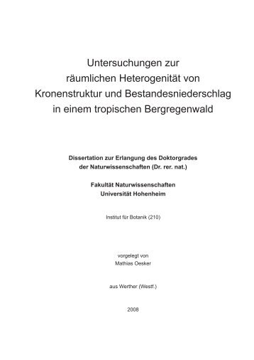 Dokument 1.pdf - Uni Hohenheim - Universität Hohenheim
