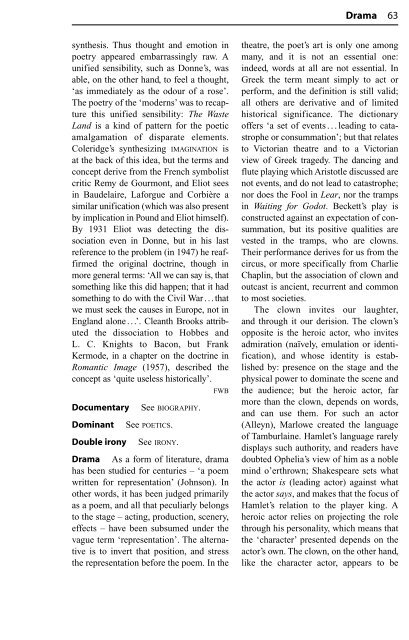 The Routledge Dictionary of Literary Terms