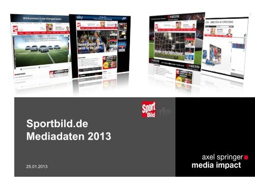 Mediadaten "sportbild.de" - Axel Springer MediaPilot