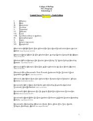 Tenth Edition of Cranial Nerve Mnemonics.pdf - College of DuPage