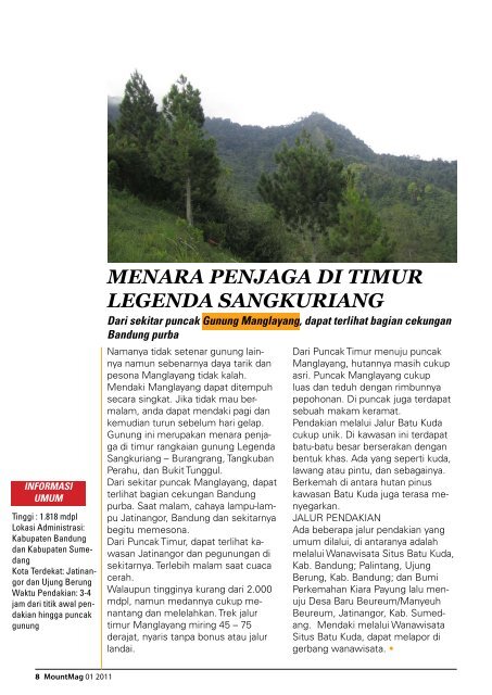 Mendaki Gunung-Gunung Weekend