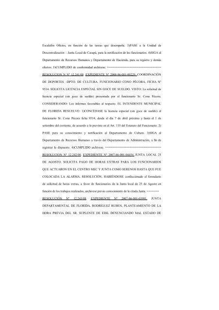 ACTA Nº 484 - Intendencia Municipal de Florida