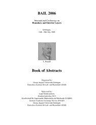 BAIL 2006 Book of Abstracts - Institut für Numerische und ...