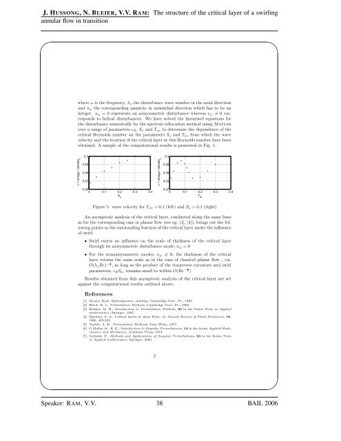 BAIL 2006 Book of Abstracts - Institut für Numerische und ...