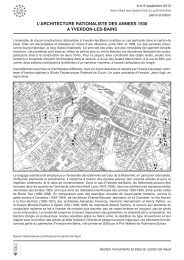 L'architecture rationaliste des années 1930 à ... - Canton de Vaud