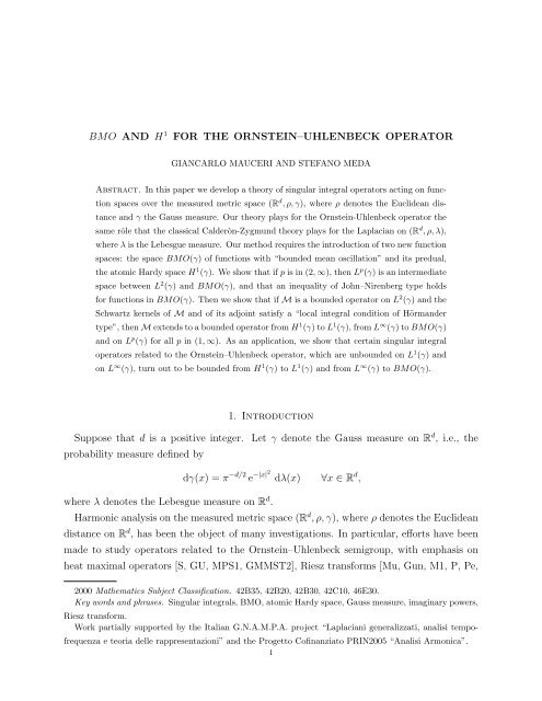View - Matematica e Applicazioni