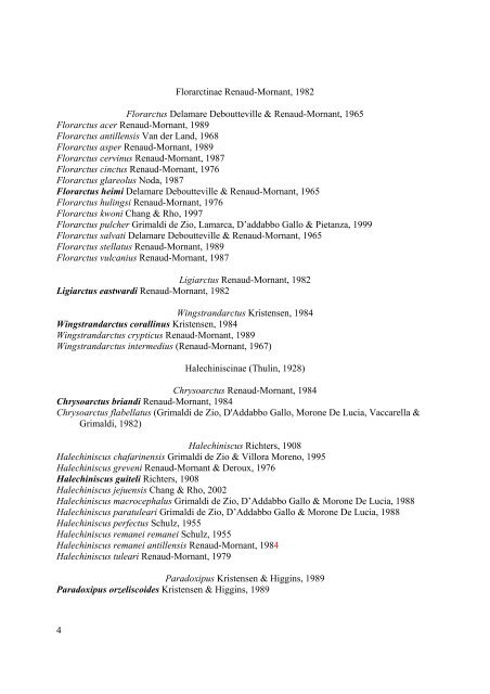 Actual checklist of Tardigrada species (2009-2012, Ver. 21: 30-06 ...