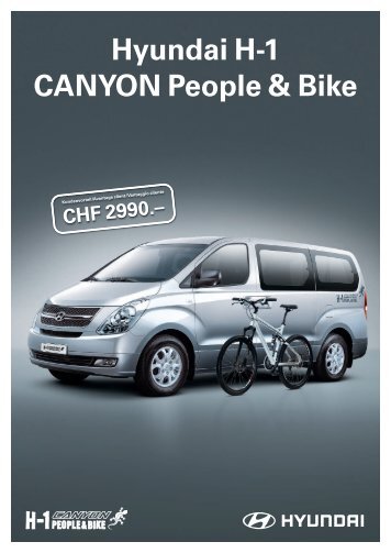 Hyundai H-1 CANYON People & Bike