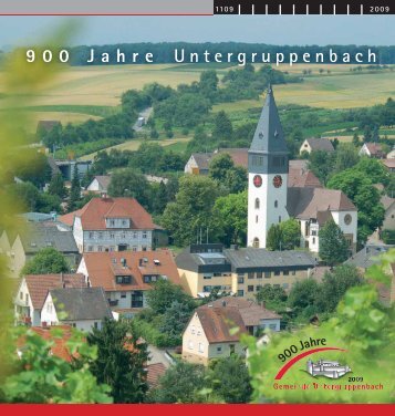 900 Jahre Untergruppenbach