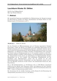 Leuchtturm Kloster St. Ottilien - Forschungsstelle für ...