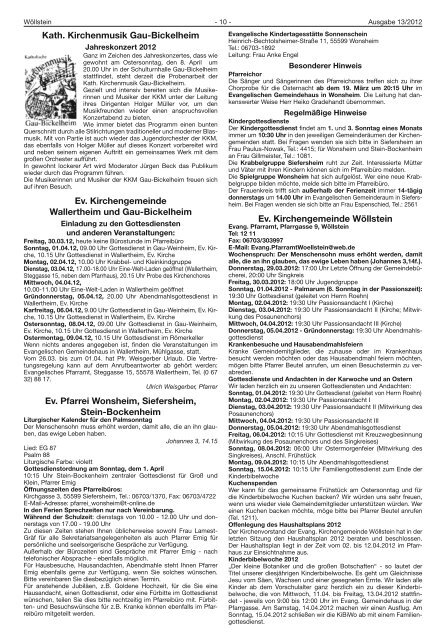 13.04.2012 jeweils von 9.00 - 12.00 Uhr - Verbandsgemeinde ...