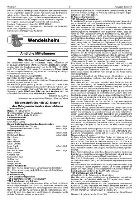 13.04.2012 jeweils von 9.00 - 12.00 Uhr - Verbandsgemeinde ...