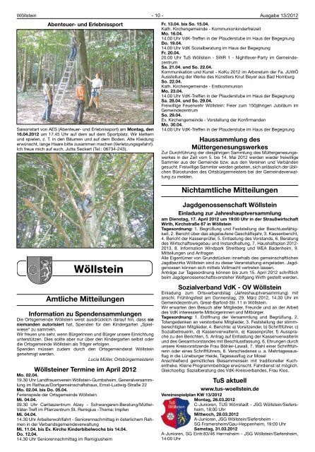 13.04.2012 jeweils von 9.00 - 12.00 Uhr - Verbandsgemeinde ...