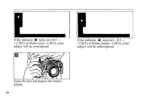 Olympus OM88 (OM101) Power Focus Camera Instructions