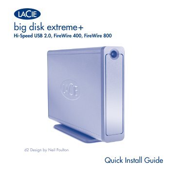 Download PDF Big Disk Extreme - LaCie
