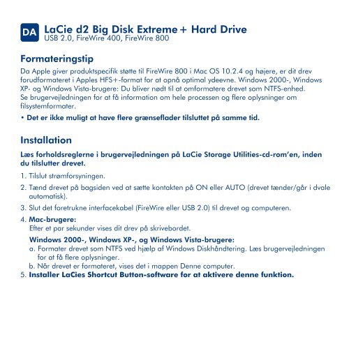 Download PDF Big Disk Extreme - LaCie