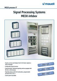 Signal Processing Systems ME30 infobox - Helmut Mauell GmbH
