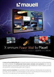 X omnium Power Wall by Mauell is a unique IP content to multi ...