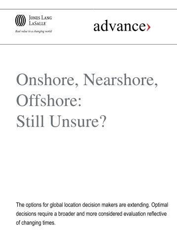 Onshore, Nearshore, Offshore: Still Unsure? - Jones Lang LaSalle